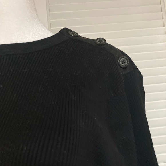 NWT Vintage Lauren Ralph Lauren Black Longsleeve Blouse Size XL - Picture 6 of 13